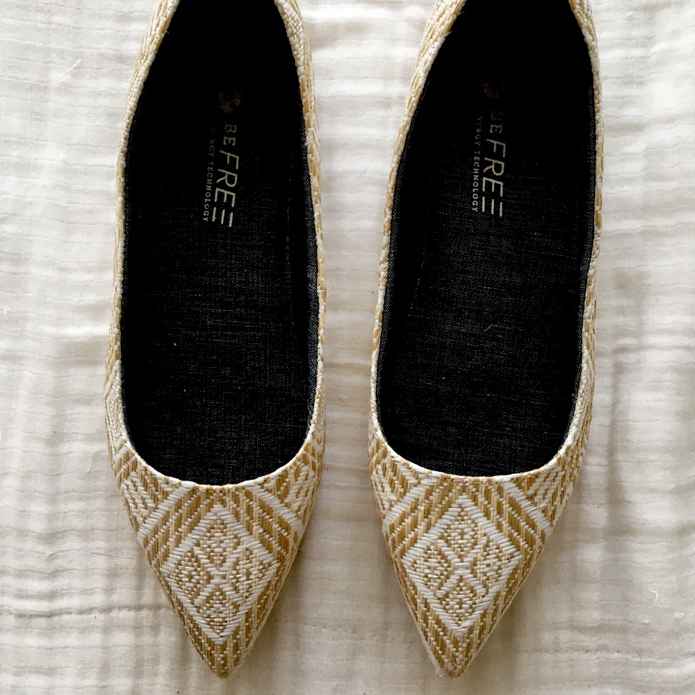 Dr Scholls Woven Flats